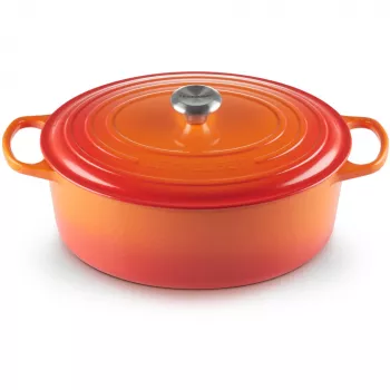 Le Creuset Signature cepešpanna ovāla 33 cm cepeškrāsns sarkana (21178330902430)