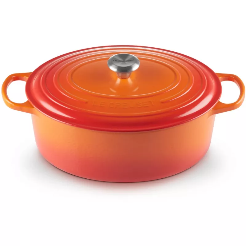 Le Creuset Signature cepešpanna ovāla 33 cm cepeškrāsns sarkana (21178330902430)