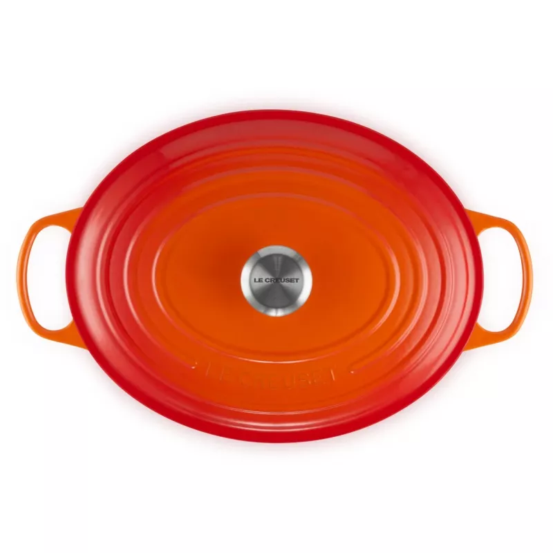 Le Creuset Signature cepešpanna ovāla 33 cm cepeškrāsns sarkana (21178330902430)