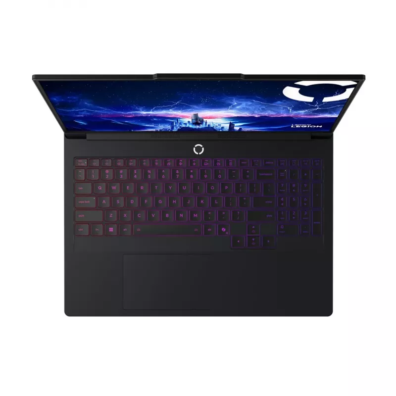 Lenovo Legion Pro 7 16IAX10H Intel Core Ultra 9 275HX klēpjdators 40,6 cm (16) WQXGA 64 GB DDR5-SDRAM 1 TB SSD NVIDIA GeForce RTX 5090 Wi-Fi 7 (802.11be) Windows 11 Pro melns