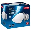 Sienas lampa ActiveJet NIKITA niķelis E27 vienas gaismas, apaļš metāla abažūrs, IP20, 220–240V, maks. 60W
