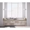 Sienas lampa ActiveJet NIKITA niķelis E27 vienas gaismas, apaļš metāla abažūrs, IP20, 220–240V, maks. 60W