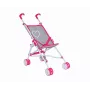 Bērnu ratiņi milly mally Julia Prestige Pink — vieglie kompaktie leļļu ratiņi, modelis 2722