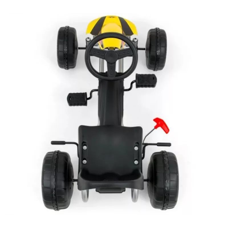 Milly Mally gokarts MILLY MALLY viper sarkans 3126 viegls dizains - bērnu braucamrīks