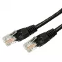 kabelis Patchcord cat.6 RJ45 UTP 7,5m. melns