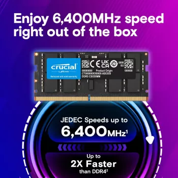 Notebook atmiņa DDR5 CSODIMM 32GB (1*32GB)/6400 CL52
