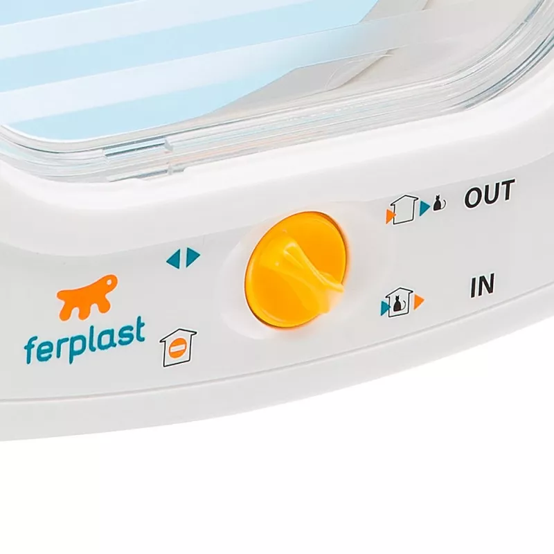 FERPLAST Swing 9 - durvis vidēja izmēra suņiem un lieliem kaķiem, balta