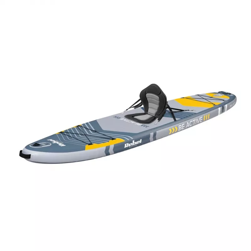 Piepūšamais SUP dēlis Rebel ACTIVE 350x81x15 cm komplekts - modelis RBA-4500, universāls tūrisma airu dēlis