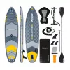 Piepūšamais SUP dēlis Rebel ACTIVE 350x81x15 cm komplekts - modelis RBA-4500, universāls tūrisma airu dēlis