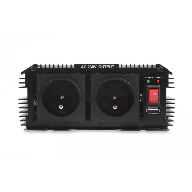 Volt strāvas pārveidotājs 800/1200W 24V uz 230V modelis 20039