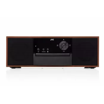Mini torņa mūzikas sistēma JVC RD-E761, 2x8W RMS, Bluetooth 4.2, USB, CD, FM, koka korpuss, melna