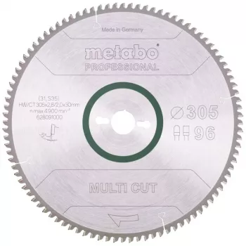 Apļveida zāģa asmens Metabo 628091000 30,5 cm
