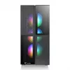 PC korpuss Thermaltake Versa T26 TG ARGB Midi Tower melns