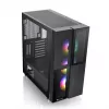 PC korpuss Thermaltake Versa T26 TG ARGB Midi Tower melns