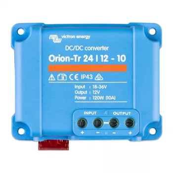 DC-DC pārveidotājs Victron Energy Orion-Tr 24/12-10 120W neizolēts, 24V uz 12V, 10A