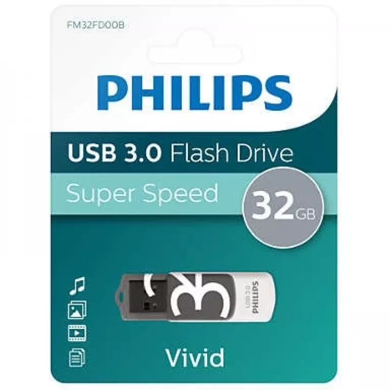 USB zibatmiņa Philips 32 GB USB Type-A 3.2 Gen 1 FM32FD00B