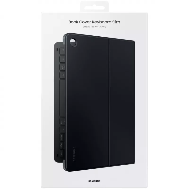 Samsung Book Cover tastatūra plāns EF-DX211BBGGDE Tab A9+ melns