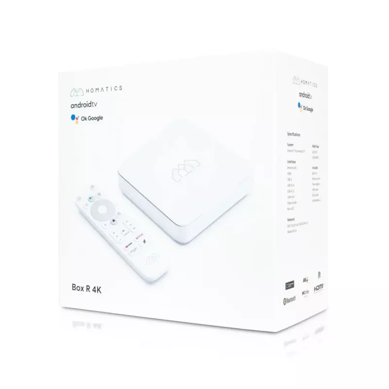 Media straumēšanas Android TV kaste AB-COM Homatics Box R 4K HDR