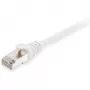 komutācijas kabelis Equip Cat.6 S/FTP RJ-45 0.25m balta