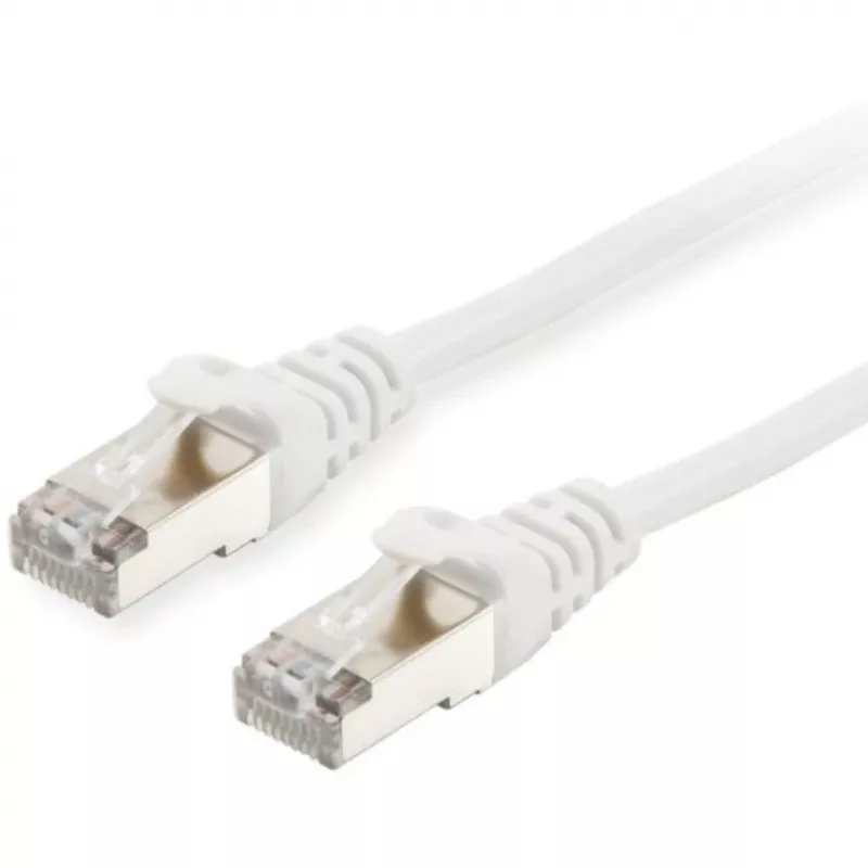 komutācijas kabelis Equip Cat.6 S/FTP RJ-45 0.25m balta