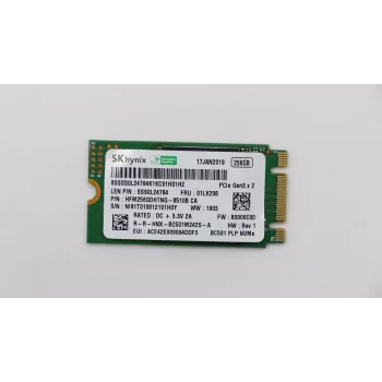 Lenovo SSD 256 GB M.2 PCIe NVMe 01LX208 - Cietvielu disks - NVMe