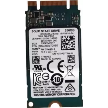 Lenovo Toshiba - SSD - 256 GB - iekšējais - M.2 2242 - PCIe 3.0 x2 (NVMe)