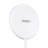 AUEKY Aircore Magnetic LC-A1 Bezvadu magnētiskais lādētājs QI USB-C 15 W Balts