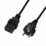 LogiLink CP152 strāvas kabelis melns 1,8 m CEE7/7 IEC C19 (CP152)