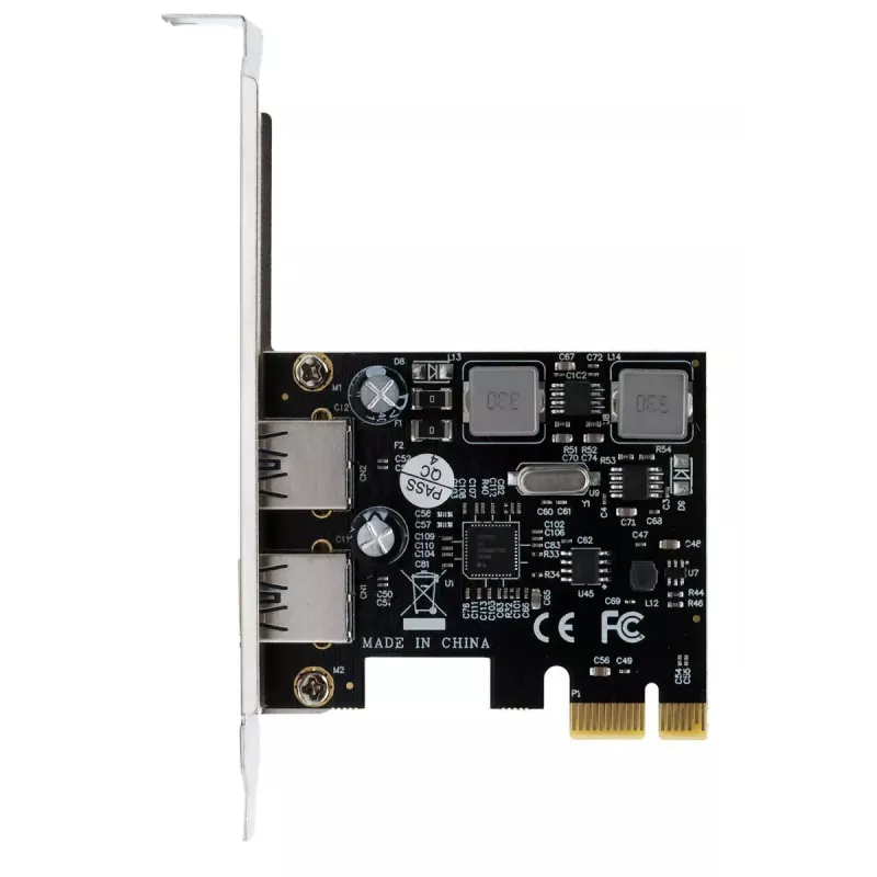 EXSYS 2-Port USB 3.2 Gen 1 PCIe Card 3A Renesas