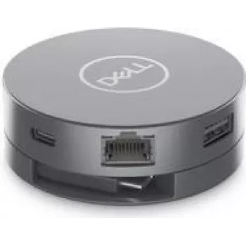 Dell 6-in-1-USB-C-Multiport-Adapter – DA305 - Wired - USB 3.2 Gen 2 (3.1 Gen 2) Type-C - 10,100,1000 Mbit/s - Silver - 3840 x 2160 Pixel - Dell
