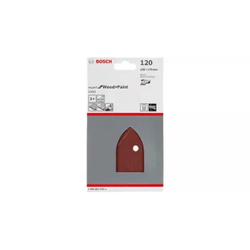Bosch Expert for Wood and Paint C430 delta slīpēšanas loksnes, 102 x 62,93 mm, graudainība 120, 10 gab.