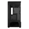 Mini Tower PC Case Lian Li Vector V100R MINI — Mini-ITX/Micro-ATX, rūdīts stikls, 3x120mm sānos + 1x120mm aizmugurē ventilatori, 2x 2.5 collu + 1x 3.5 collu nodalījumi, melns