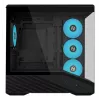 Mini Tower PC Case Lian Li Vector V100R MINI — Mini-ITX/Micro-ATX, rūdīts stikls, 3x120mm sānos + 1x120mm aizmugurē ventilatori, 2x 2.5 collu + 1x 3.5 collu nodalījumi, melns