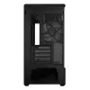Mini Tower PC Case Lian Li Vector V100R MINI — Mini-ITX/Micro-ATX, rūdīts stikls, 3x120mm sānos + 1x120mm aizmugurē ventilatori, 2x 2.5 collu + 1x 3.5 collu nodalījumi, melns