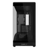 Mini Tower PC Case Lian Li Vector V100R MINI — Mini-ITX/Micro-ATX, rūdīts stikls, 3x120mm sānos + 1x120mm aizmugurē ventilatori, 2x 2.5 collu + 1x 3.5 collu nodalījumi, melns