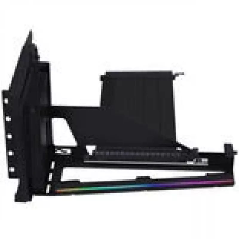 Vertikālās videokartes montāžas komplekts Lian Li VG4-5-V4 ar PCIe 5.0 stāvvada kabeli, melns