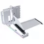 Vertikālās GPU montāžas komplekts Lian Li G89.VG4-5-V4W.00 ar PCIe 5.0 pagarinātāja kabeli, balts