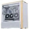 Vertikālās GPU montāžas komplekts Lian Li G89.VG4-5-V4W.00 ar PCIe 5.0 pagarinātāja kabeli, balts