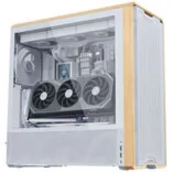 Vertikālās GPU montāžas komplekts Lian Li G89.VG4-5-V4W.00 ar PCIe 5.0 pagarinātāja kabeli, balts
