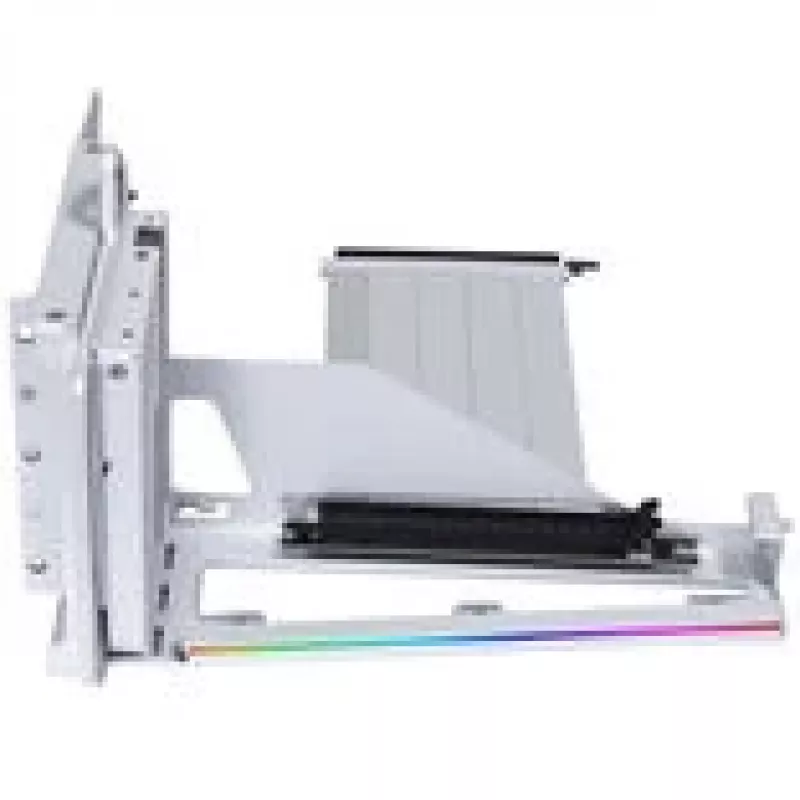 Vertikālās GPU montāžas komplekts Lian Li G89.VG4-5-V4W.00 ar PCIe 5.0 pagarinātāja kabeli, balts
