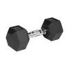 Gumijoti čuguna hanteles HEX 2x9 kg REBEL ACTIVE