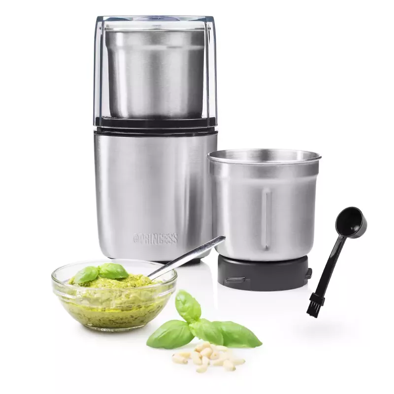 Multi Chopper and Grinder Princess 221040 200W Stainless Steel Melns