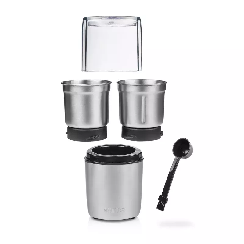 Multi Chopper and Grinder Princess 221040 200W Stainless Steel Melns
