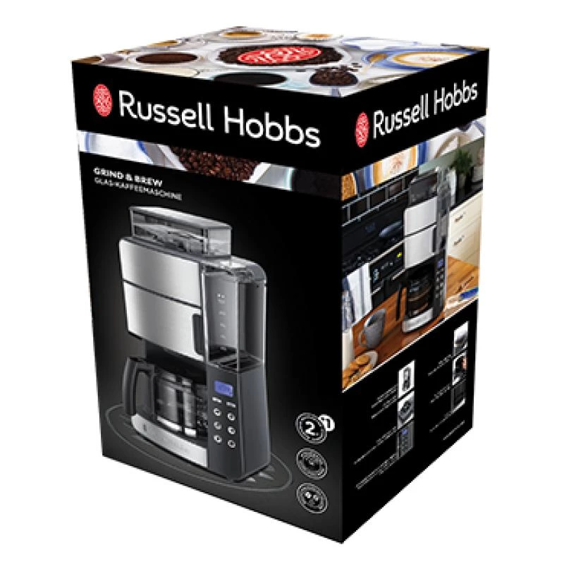 Russell Hobbs kafijas automāts Grind & Brew sudraba 25610-56 2561056 (25610-56)