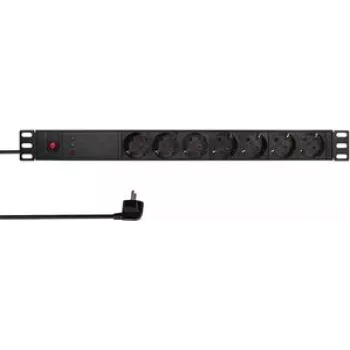 LogiLink piederums PDU 7x CEE 7/3 kontaktligzda (PDU7C02)