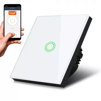 Viedais Wi‑Fi pieskāriena gaismas slēdzis MACLEAN MCE715W — pieskāriena vadība, Wi‑Fi savienojums