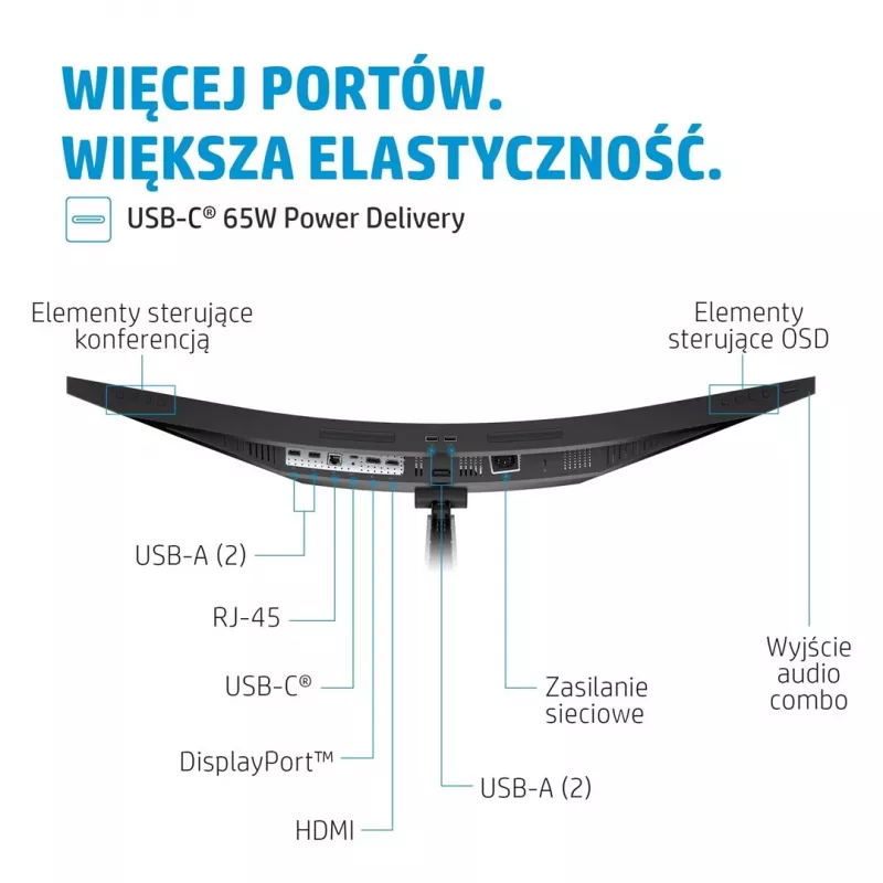 Monitors HP E34m G4 34 collas Wide Quad HD 3440 x 1440 pikseļi