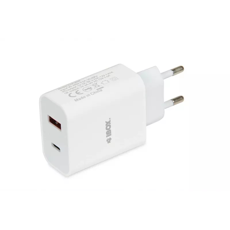 Iekštelpu lādētājs iBox C-36 Universāls Balts USB Ātrā uzlāde