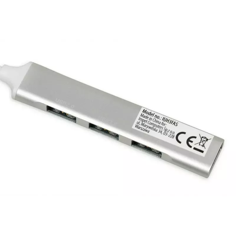 USB centrmezgls IBOX IUH3FAS — 1× USB 3.0, 3× USB 2.0