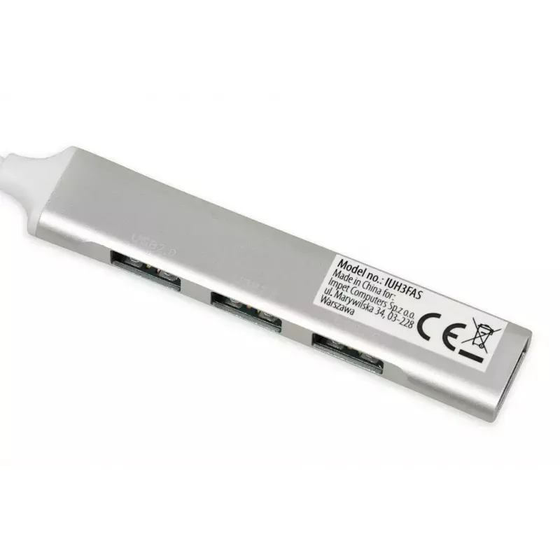 USB centrmezgls IBOX IUH3FAS — 1× USB 3.0, 3× USB 2.0